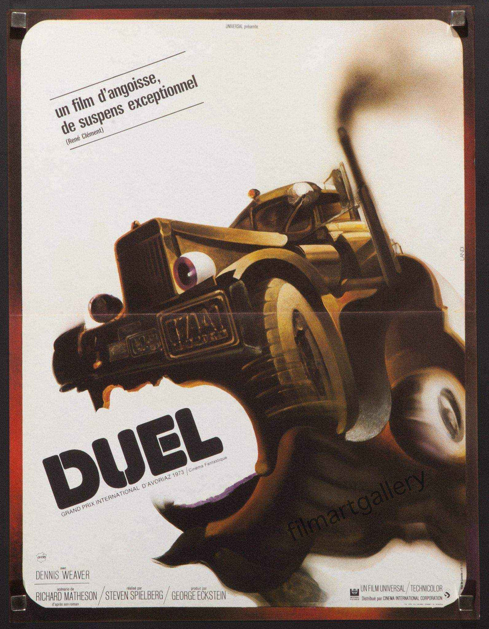 Duel Original Vintage Movie Poster
