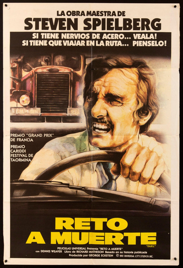 Duel Original Vintage Movie Poster