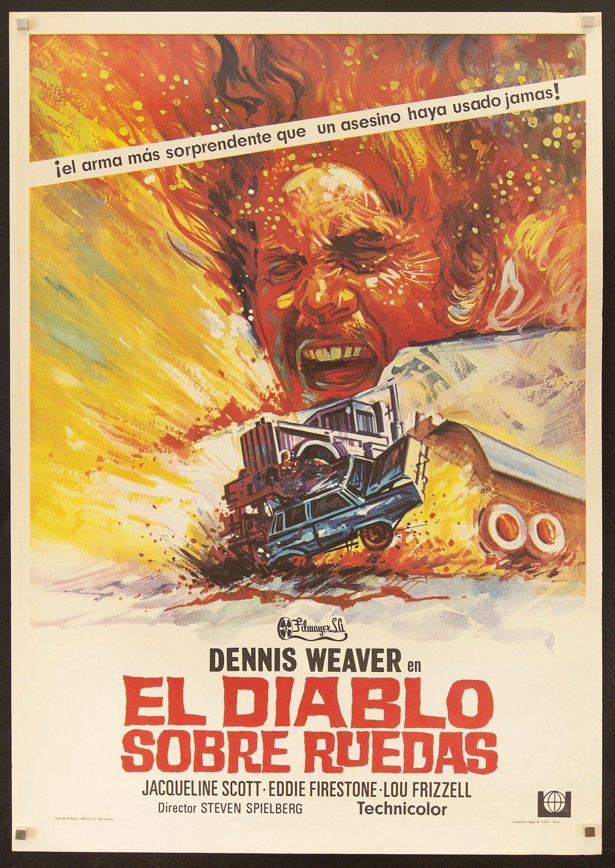 Duel Original Vintage Movie Poster