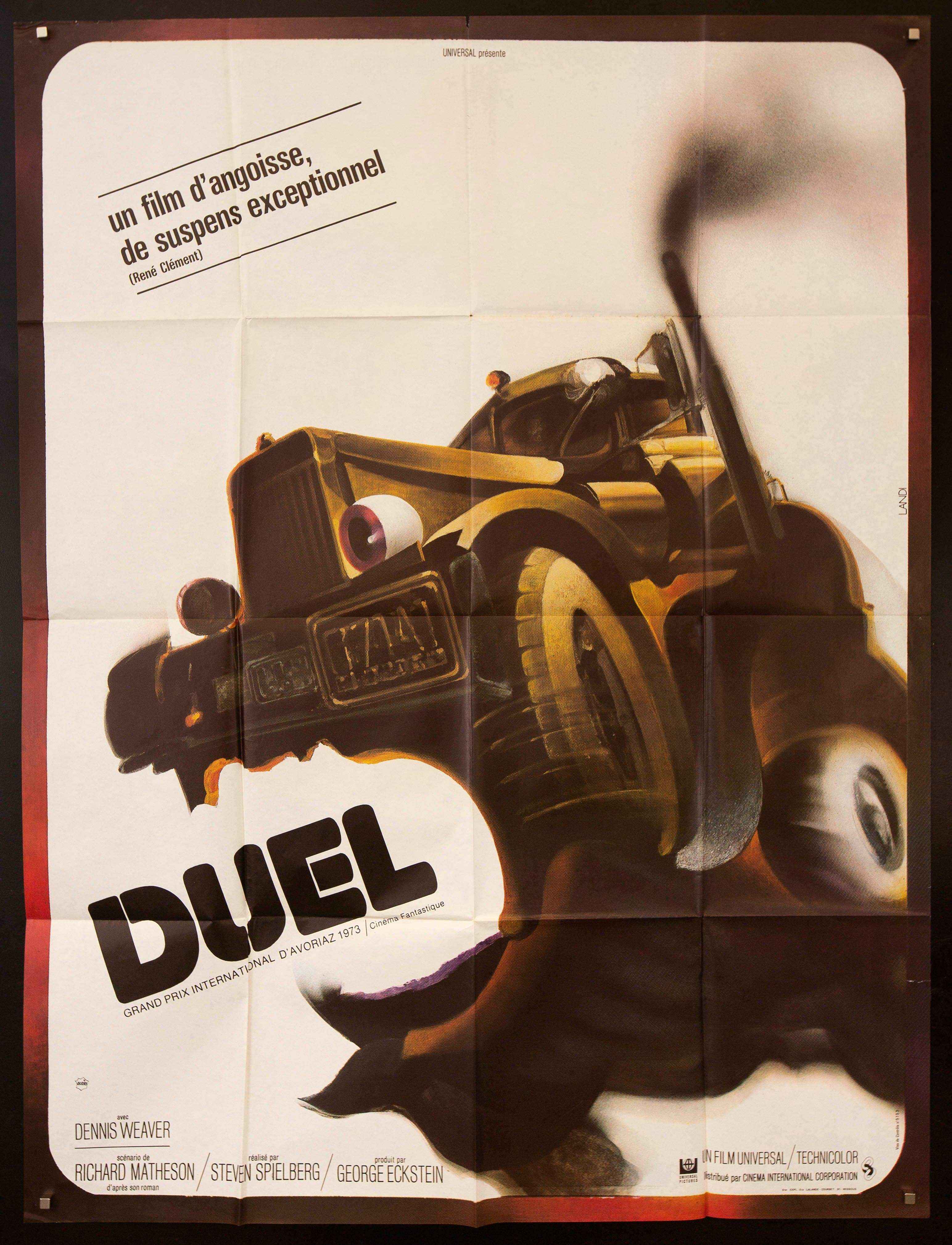 昭和レトロ 映画パンフレット(洋画) 激突 DUEL 1973年公開版 初版