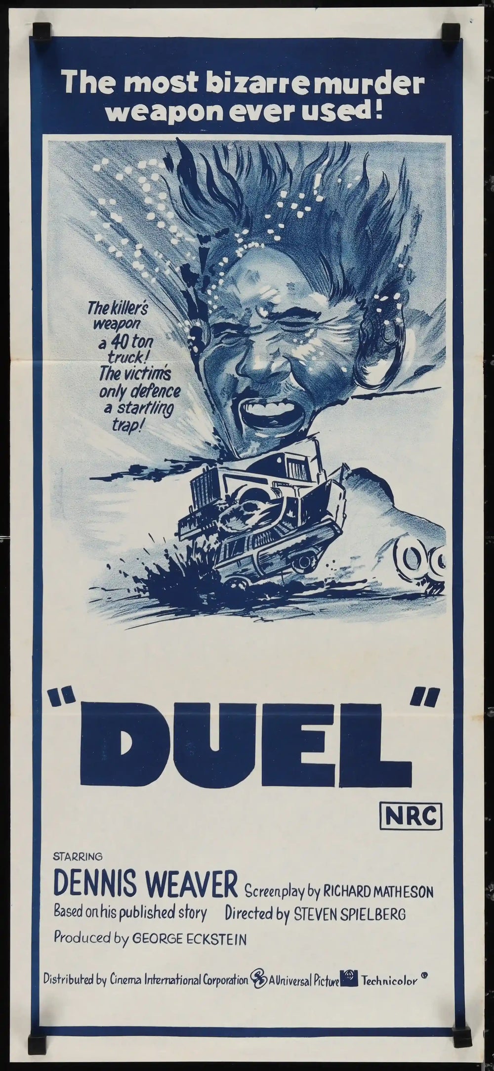 Duel Original Vintage Movie Poster
