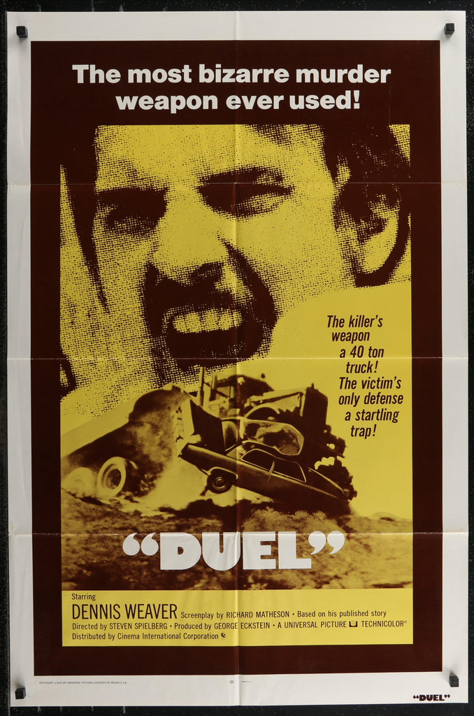 Duel Original Vintage Movie Poster