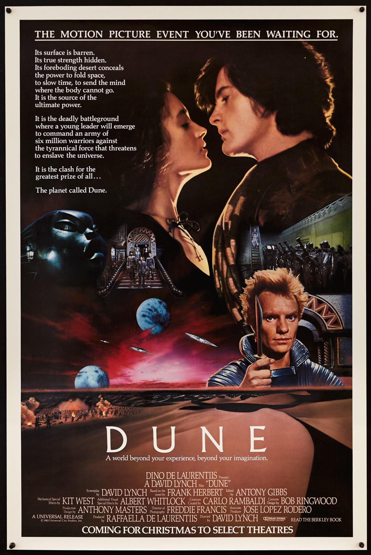 Dune 1 Sheet (27x41) Original Vintage Movie Poster