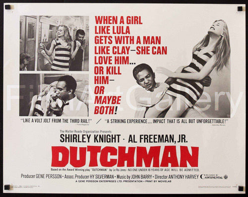 Dutchman Original Vintage Movie Poster