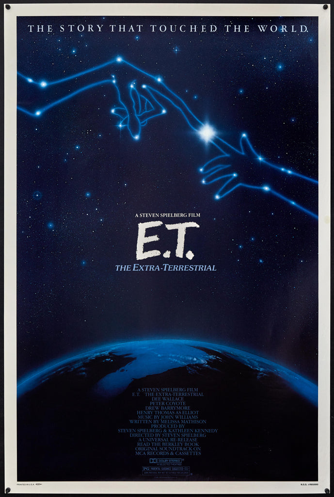 E.T. Original Vintage Movie Poster