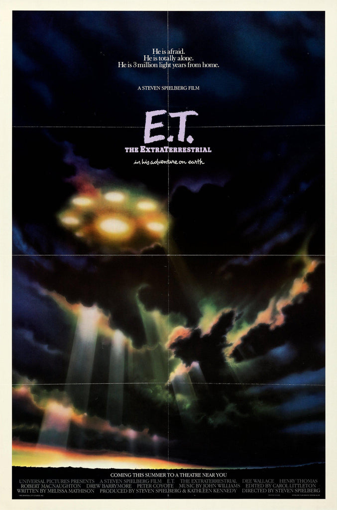 E.T. Original Vintage Movie Poster
