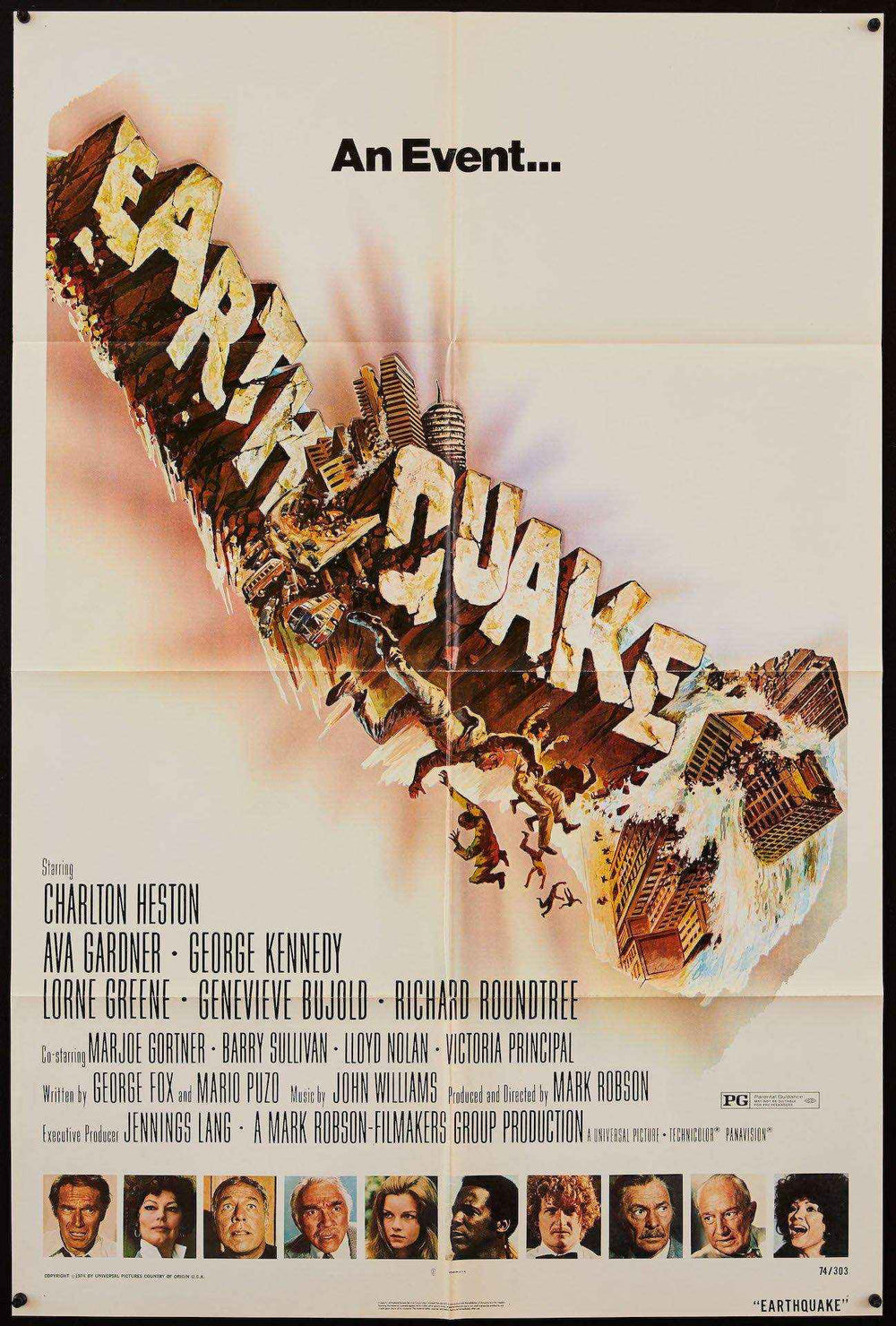 Earthquake Original Vintage Movie Poster