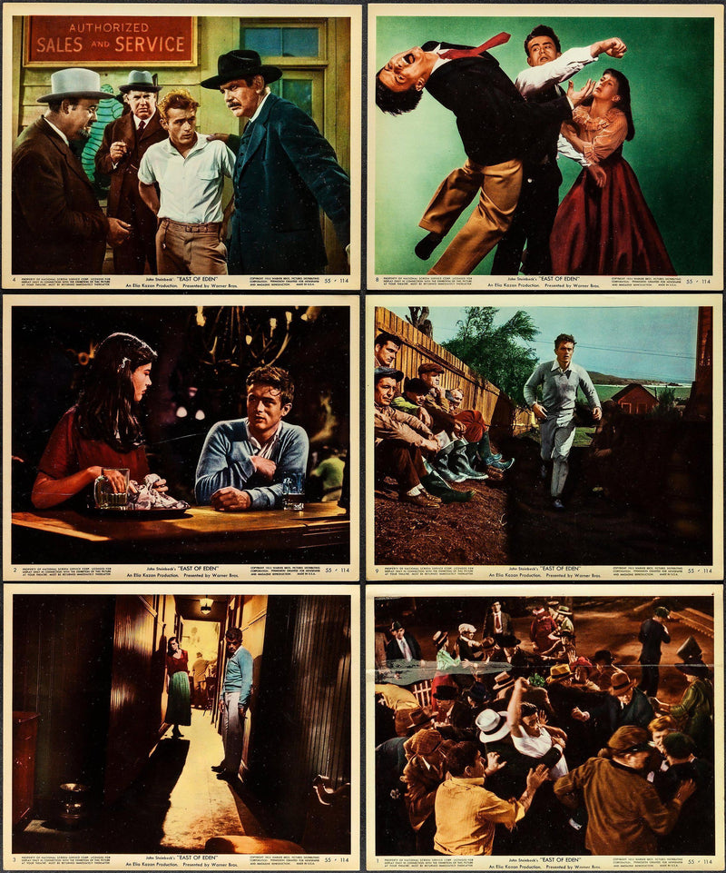 East of Eden Color Still Set (8x10) Original Vintage Movie Poster