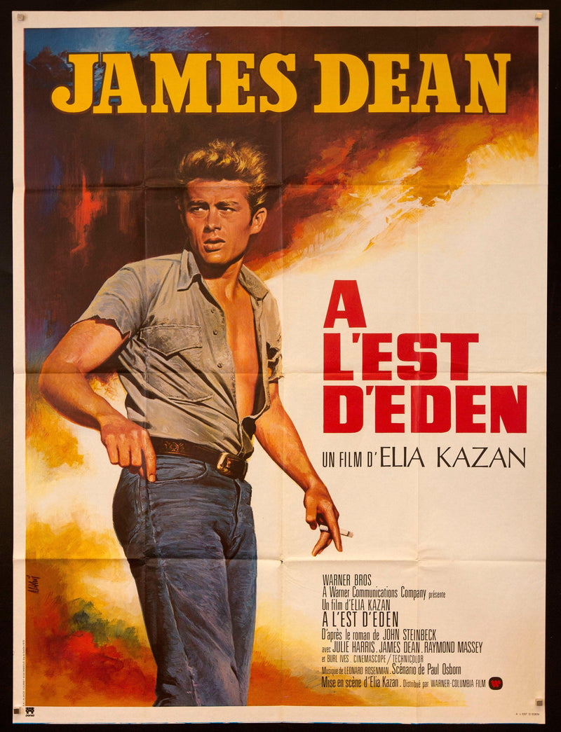 East of Eden French 1 Panel (47x63) Original Vintage Movie Poster