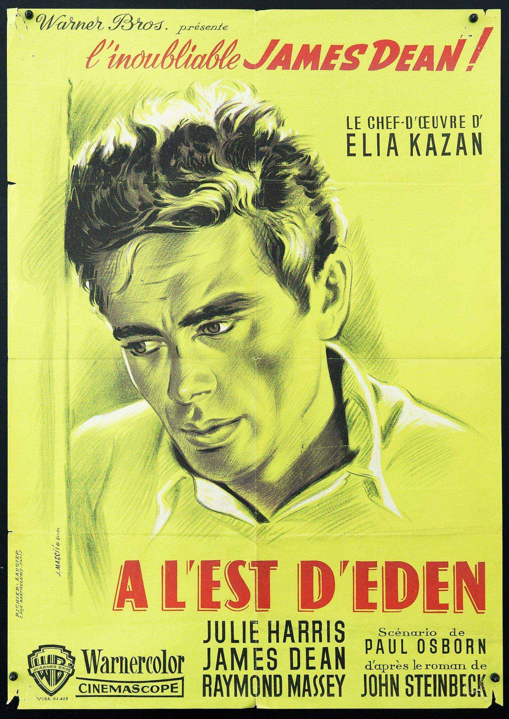 East of Eden Original Vintage Movie Poster