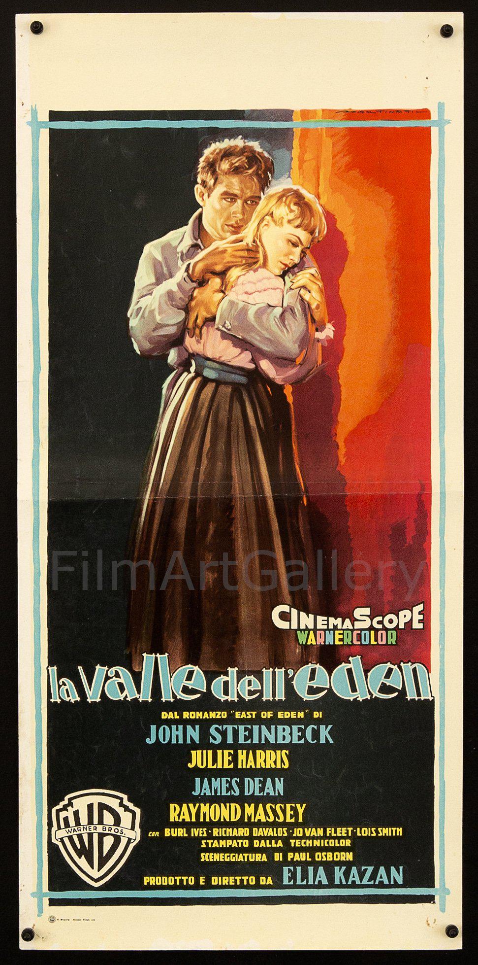East of Eden Movie Poster 1959 ri Italian Locandina (13x28)