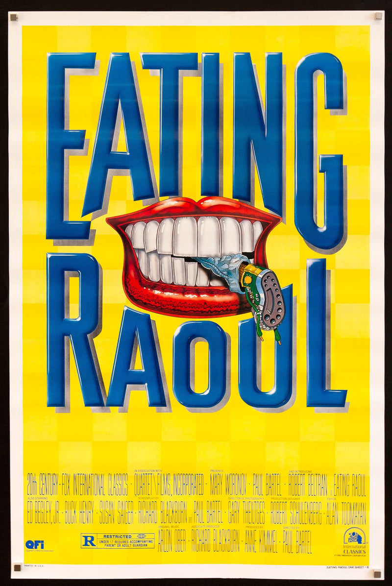 Eating Raoul 1 Sheet (27x41) Original Vintage Movie Poster