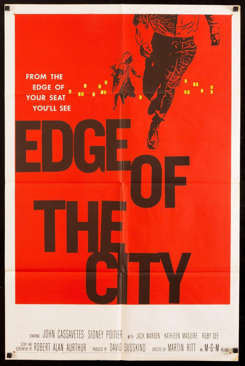 Edge of the City 1 Sheet (27x41) Original Vintage Movie Poster