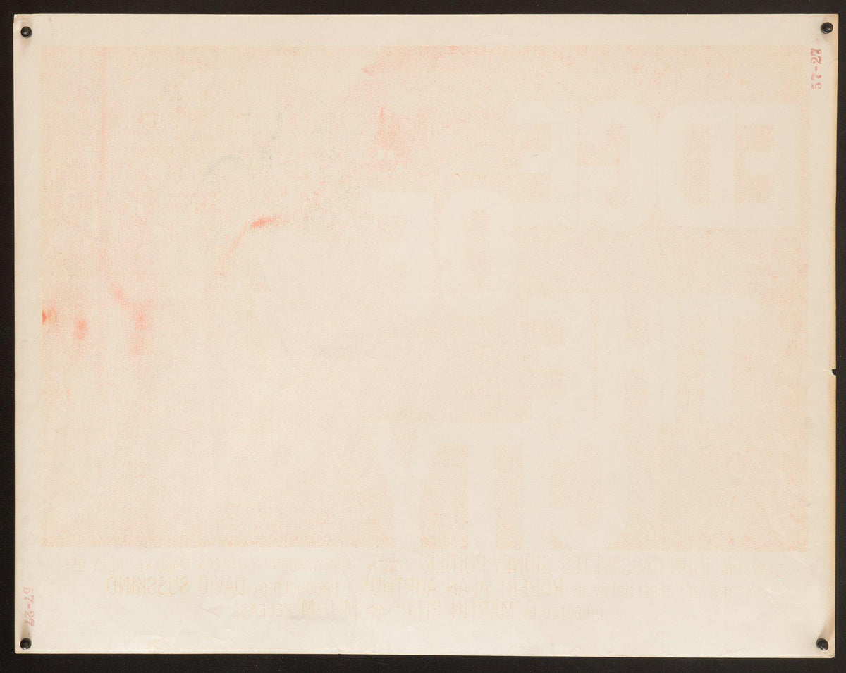 Edge of the City Original Vintage Movie Poster