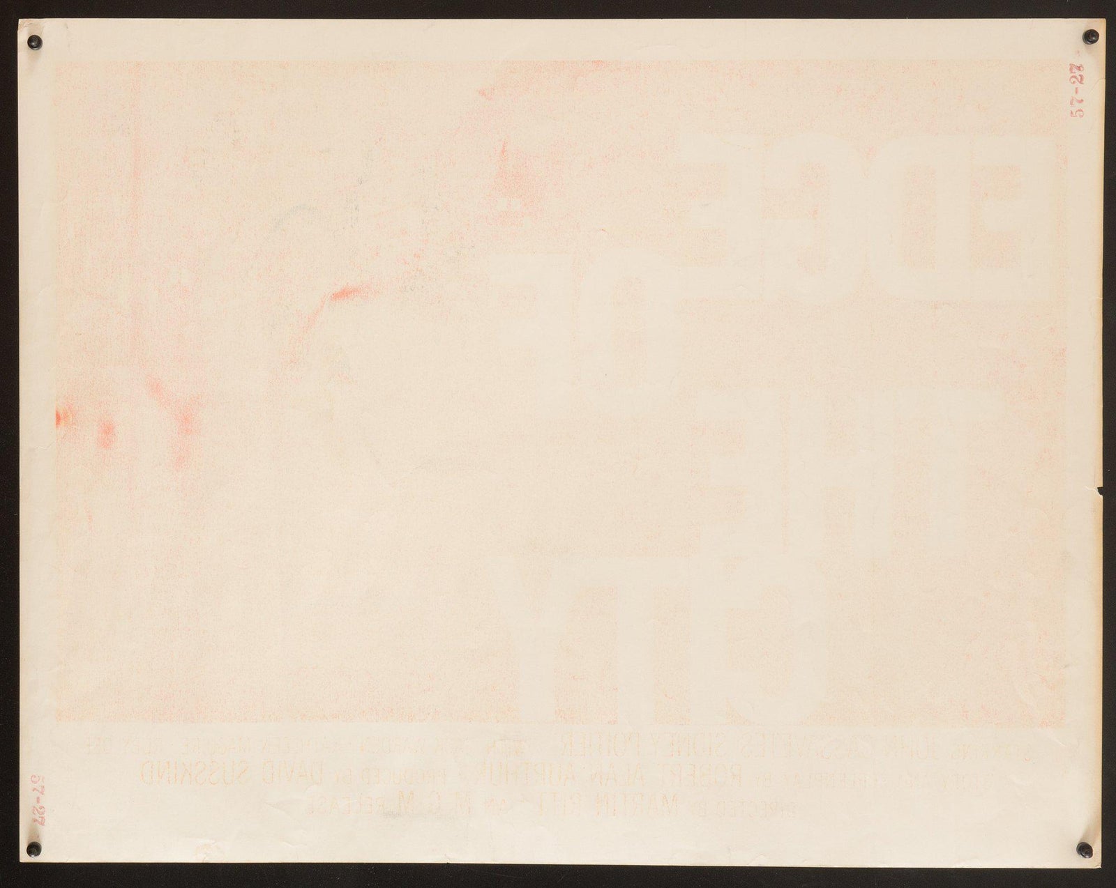 Edge of the City Original Vintage Movie Poster