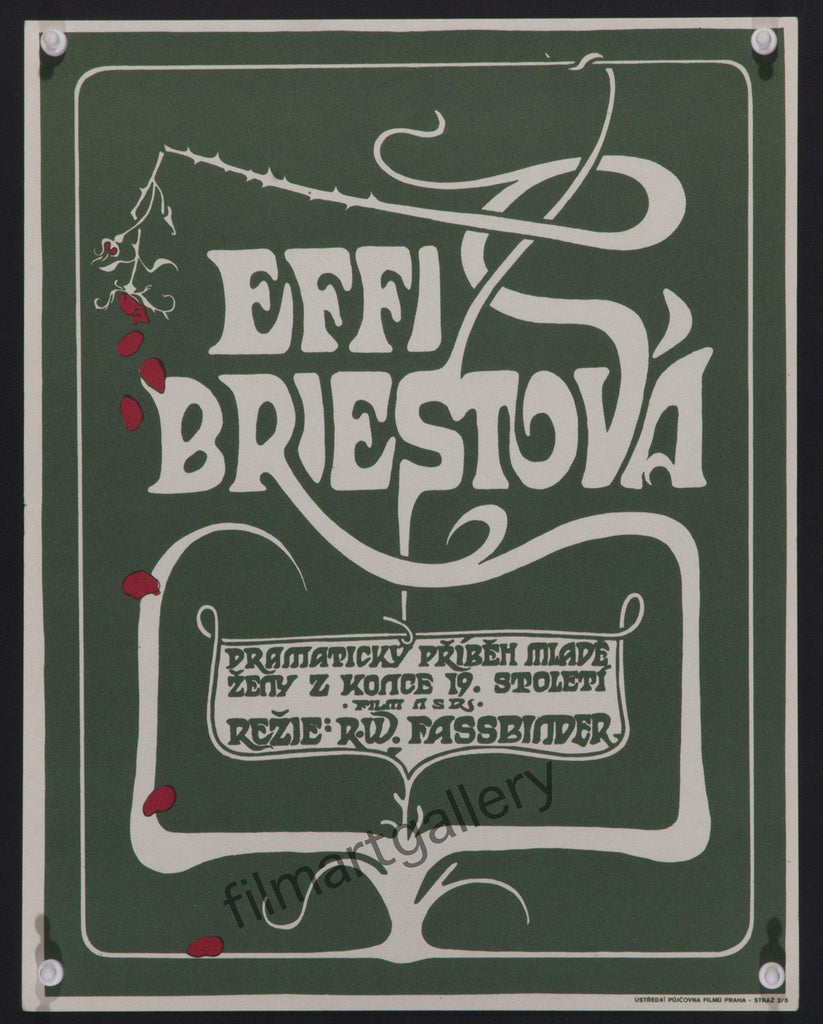 Effi Briest Original Vintage Movie Poster