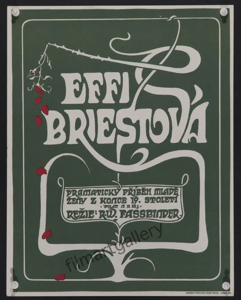 Effi Briest Original Vintage Movie Poster