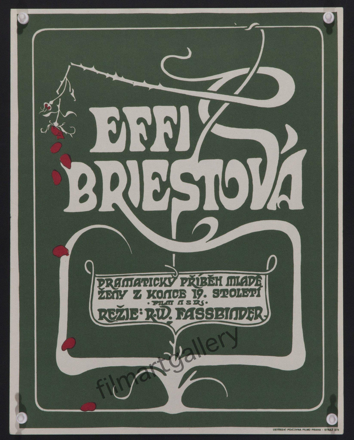 Effi Briest Original Vintage Movie Poster