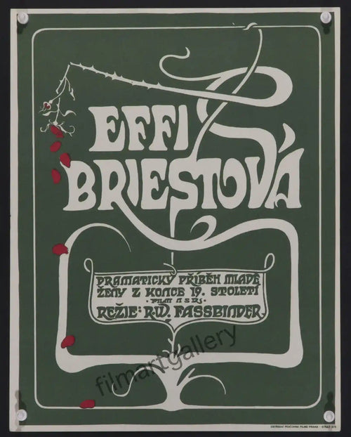 Effi Briest Original Vintage Movie Poster