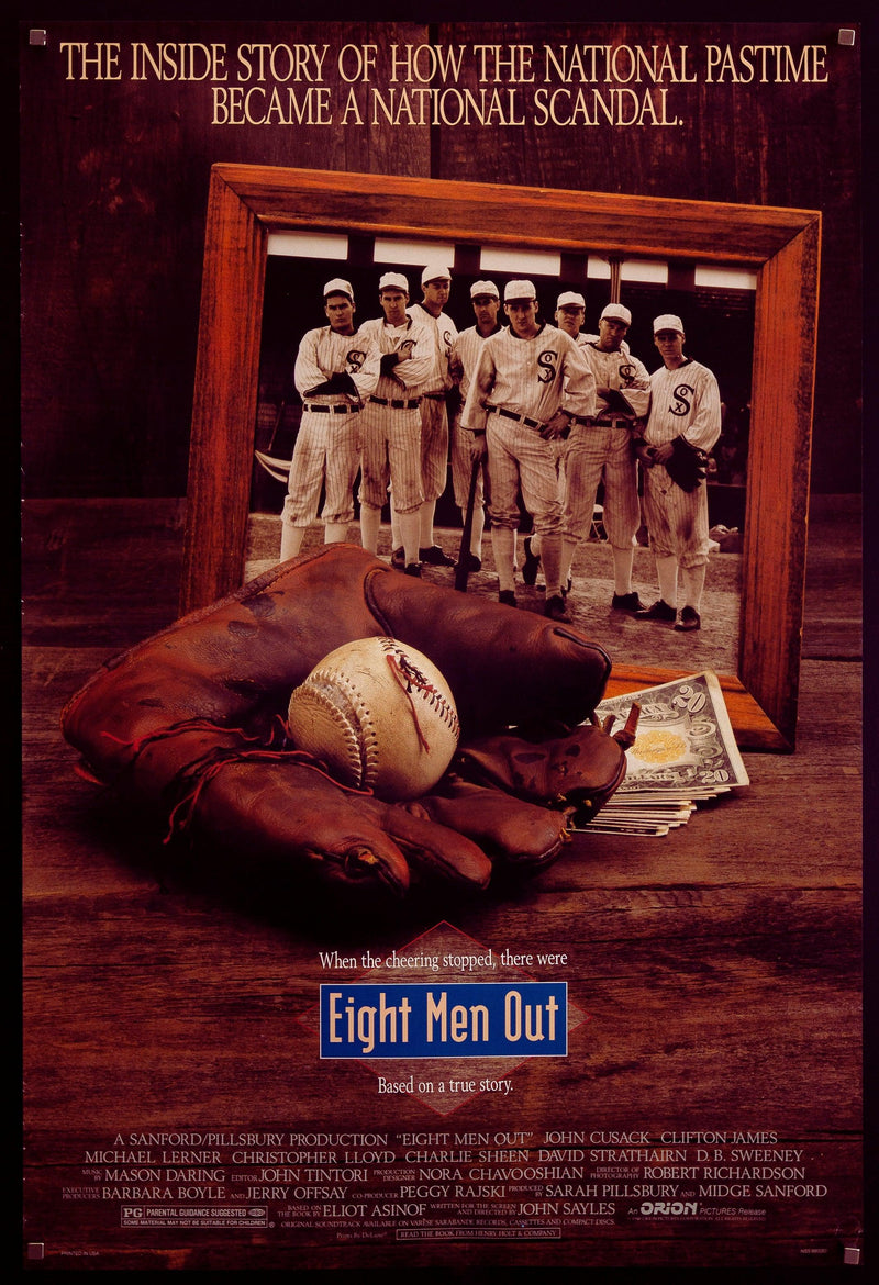 Eight Men Out 1 Sheet (27x41) Original Vintage Movie Poster