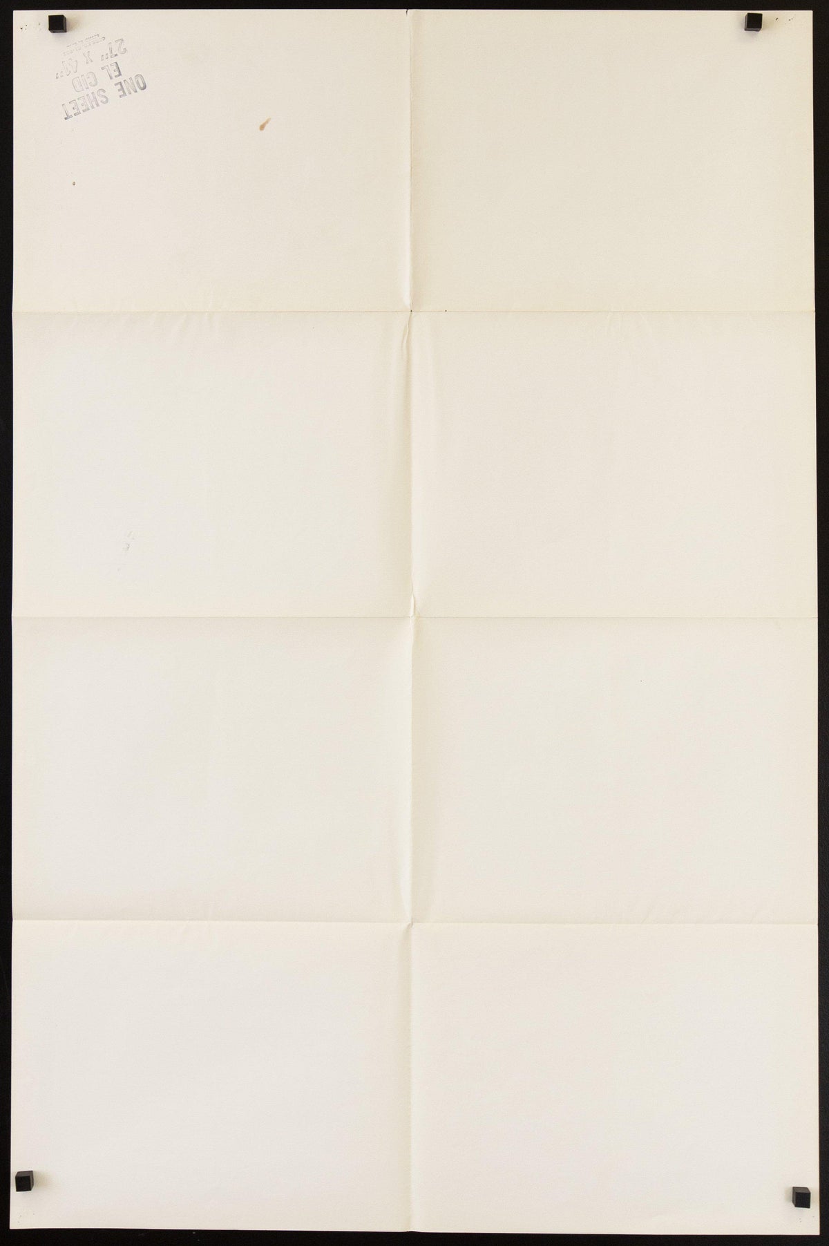 El Cid Original Vintage Movie Poster