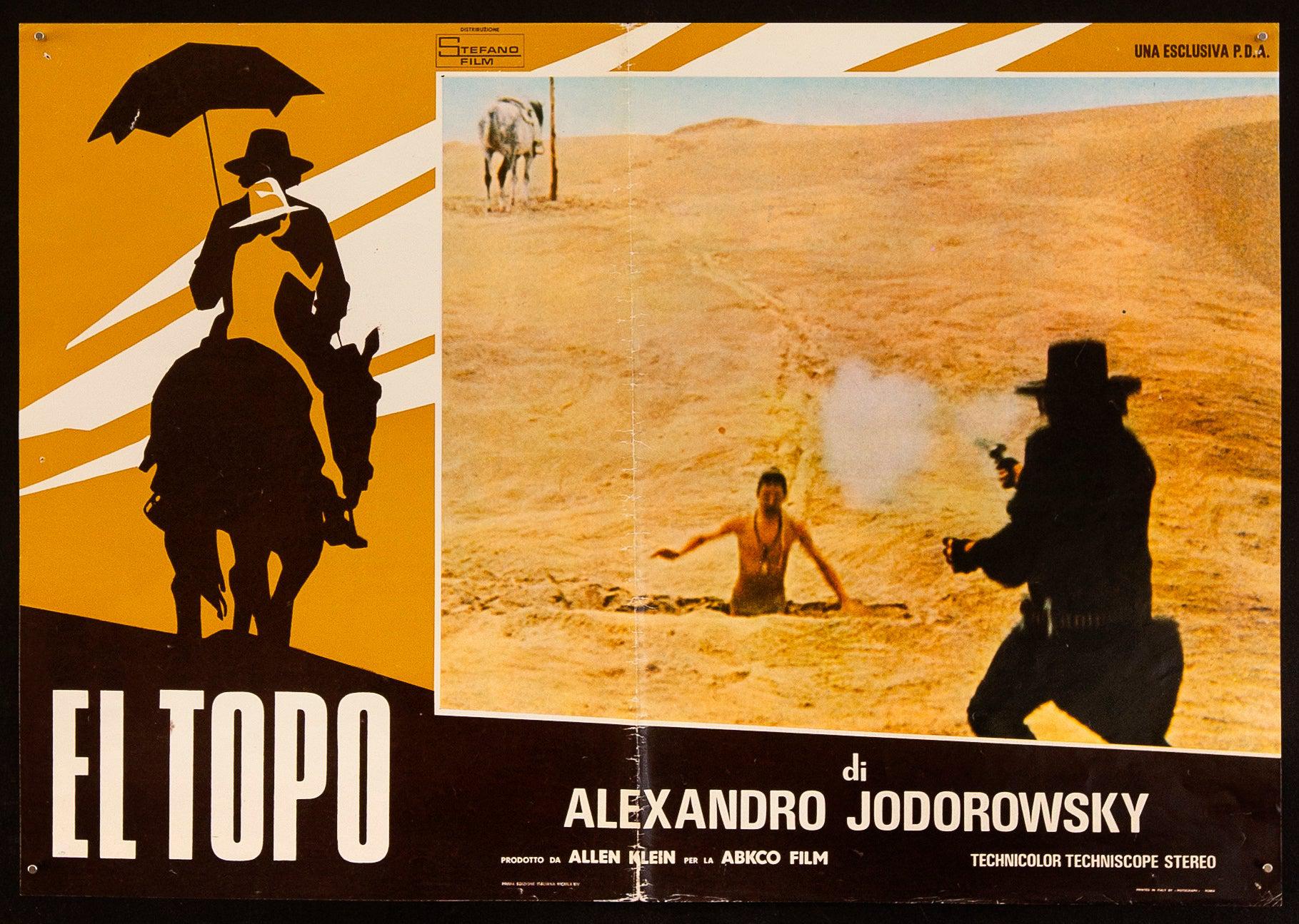 El Topo Movie Poster 1974 Italian Photobusta (18x26)
