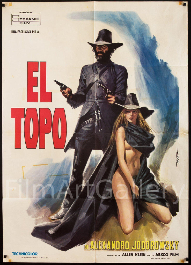 El Topo Original Vintage Movie Poster