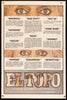 El Topo Original Vintage Movie Poster