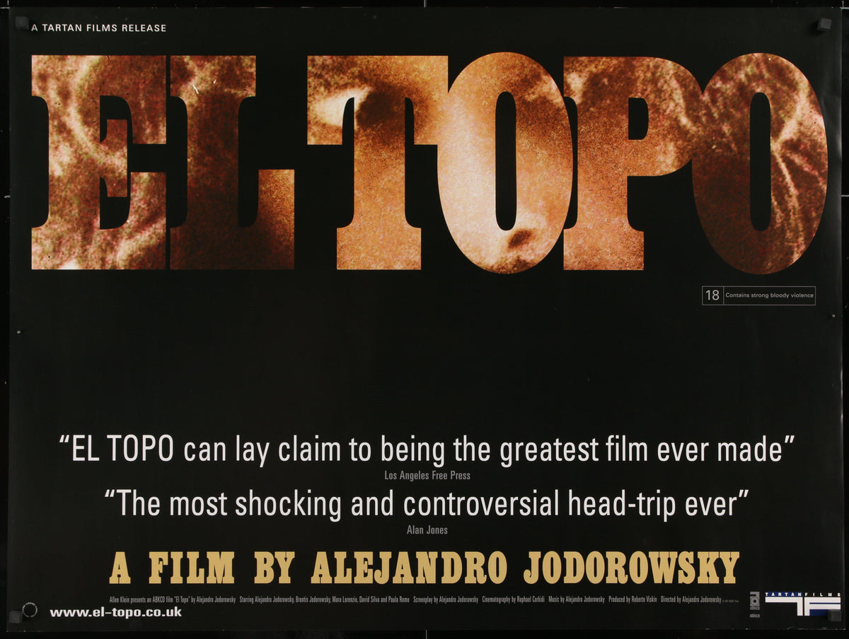 El Topo Original Vintage Movie Poster