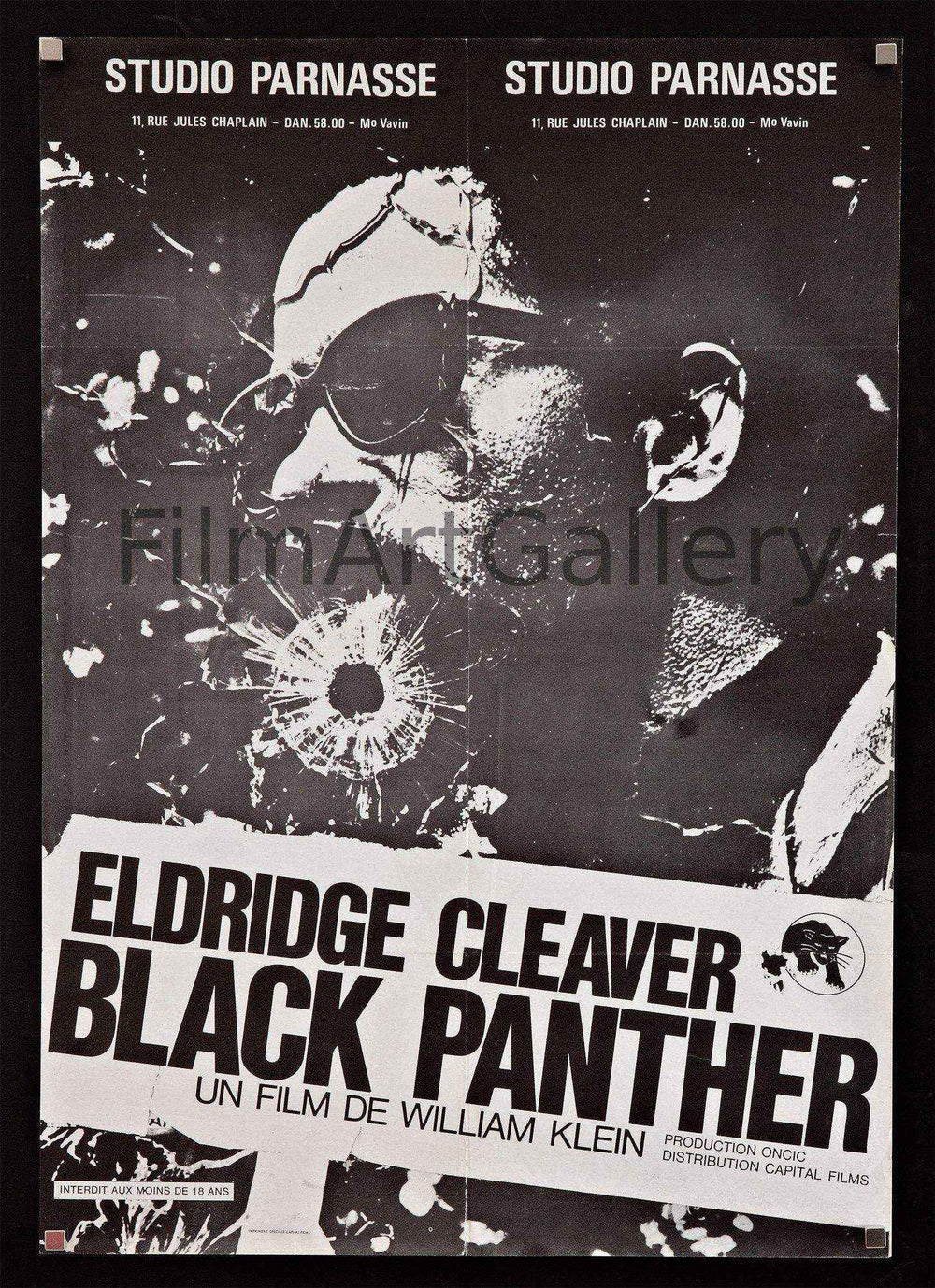 Eldridge Cleaver Black Panther Original Vintage Movie Poster