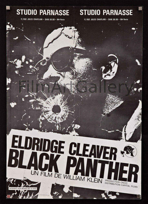 Eldridge Cleaver Black Panther Original Vintage Movie Poster