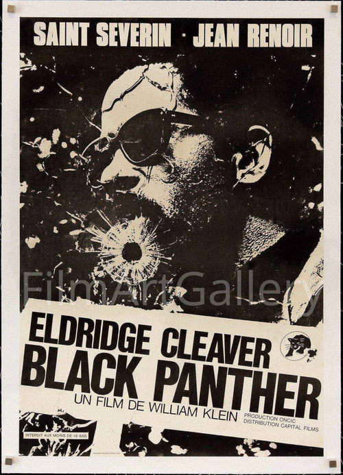 Eldridge Cleaver Black Panther Original Vintage Movie Poster