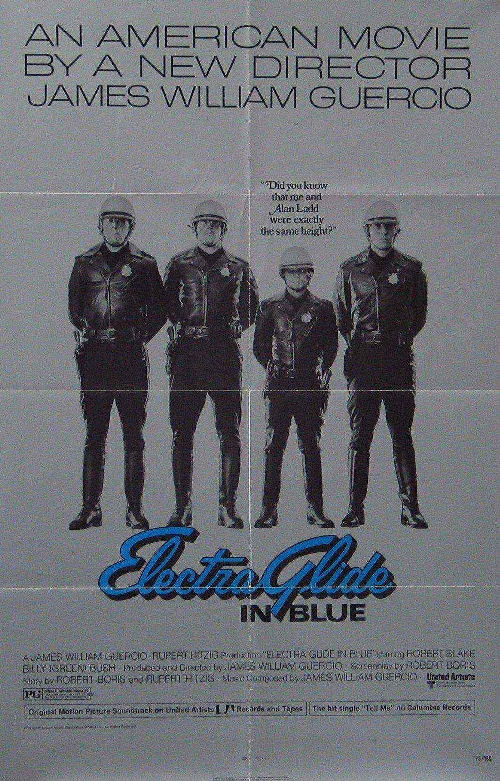 Electra Glide in Blue Original Vintage Movie Poster