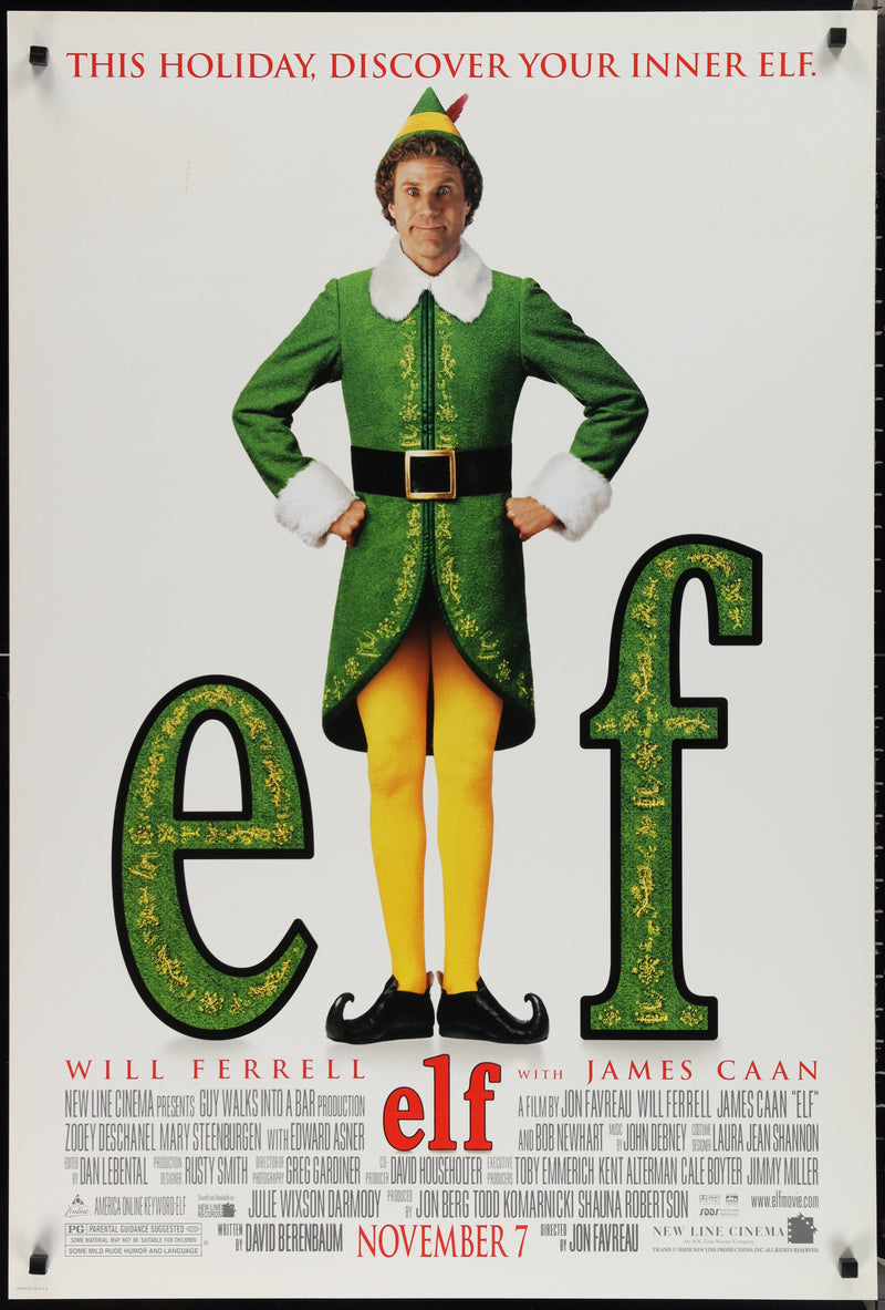 Elf 1 Sheet (27x41) Original Vintage Movie Poster