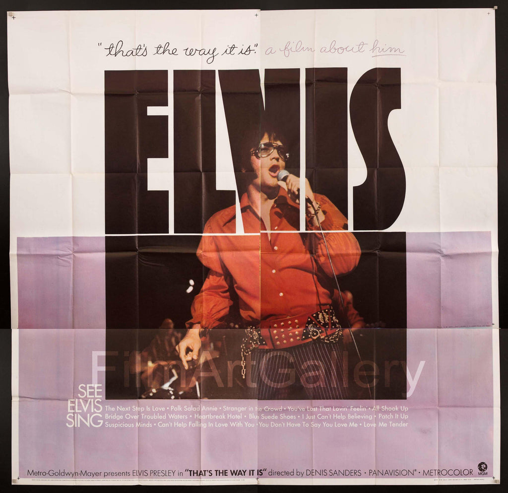 Elvis That's The Way It Is Original Vintage Movie Poster