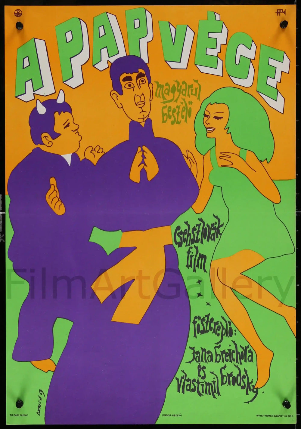 End of a Priest Original Vintage Movie Poster