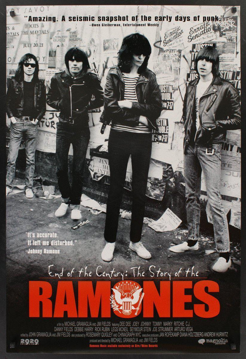 End of the Century Story of the Ramones 1 Sheet (27x41) Original Vintage Movie Poster