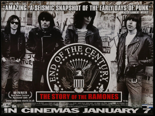 End of the Century Story of the Ramones Original Vintage Movie Poster