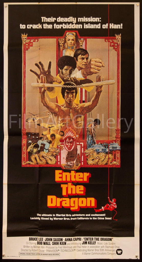 Enter the Dragon Original Vintage Movie Poster
