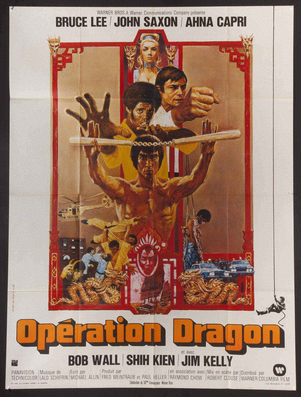 Enter the Dragon Original Vintage Movie Poster