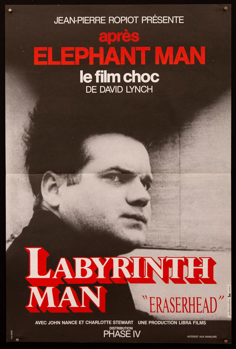 Eraserhead French Mini (16x23) Original Vintage Movie Poster