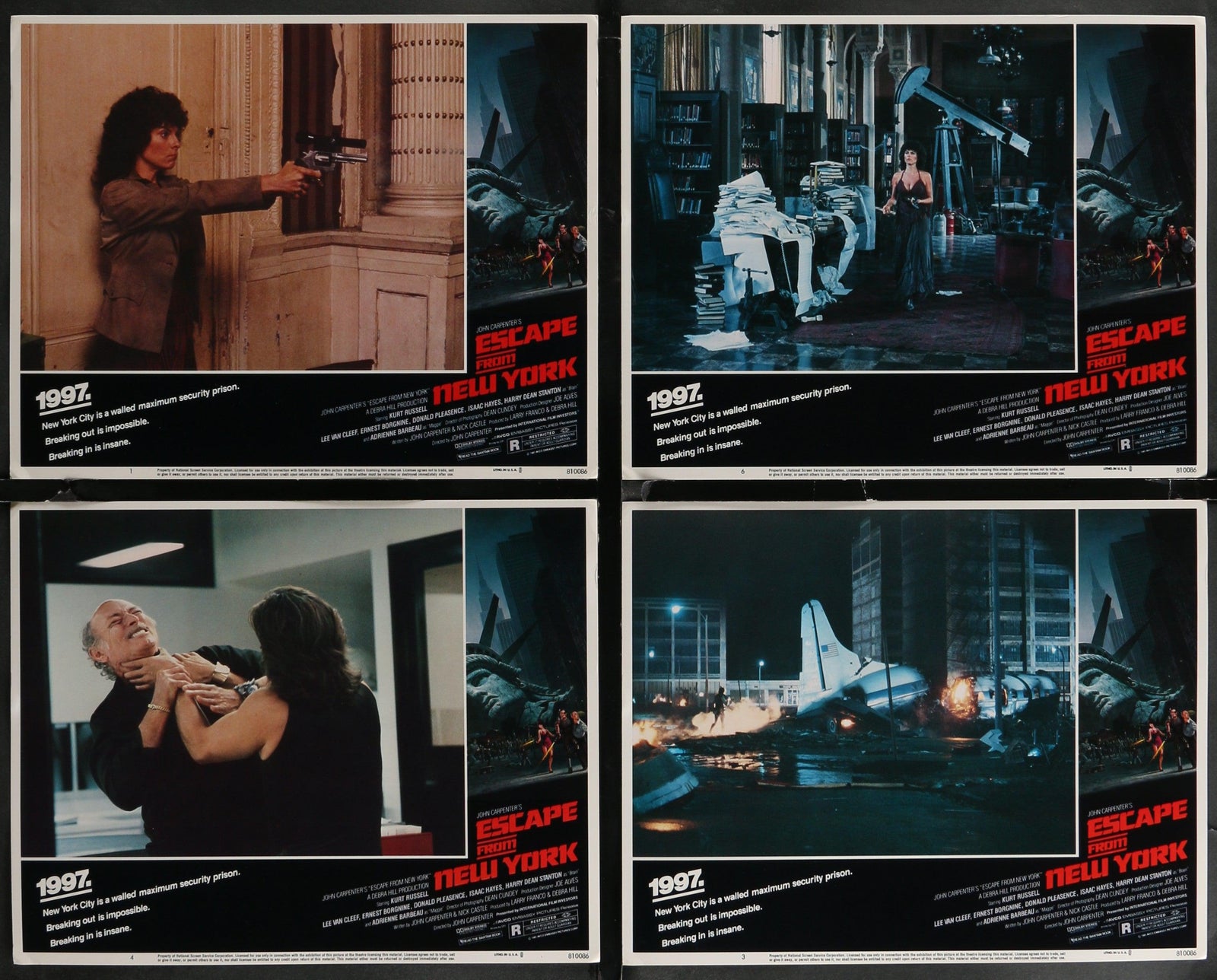 Escape From New York Original Vintage Movie Poster