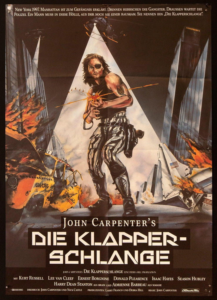 Escape From New York German A1 (23x33) Original Vintage Movie Poster