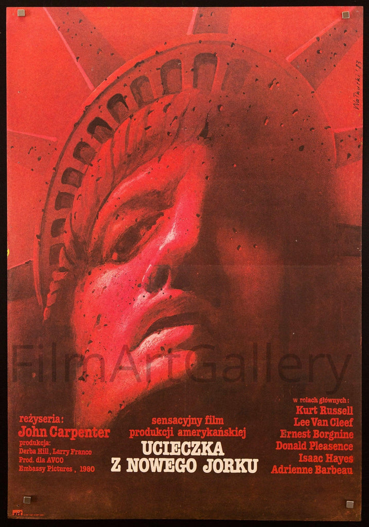 Escape From New York Original Vintage Movie Poster