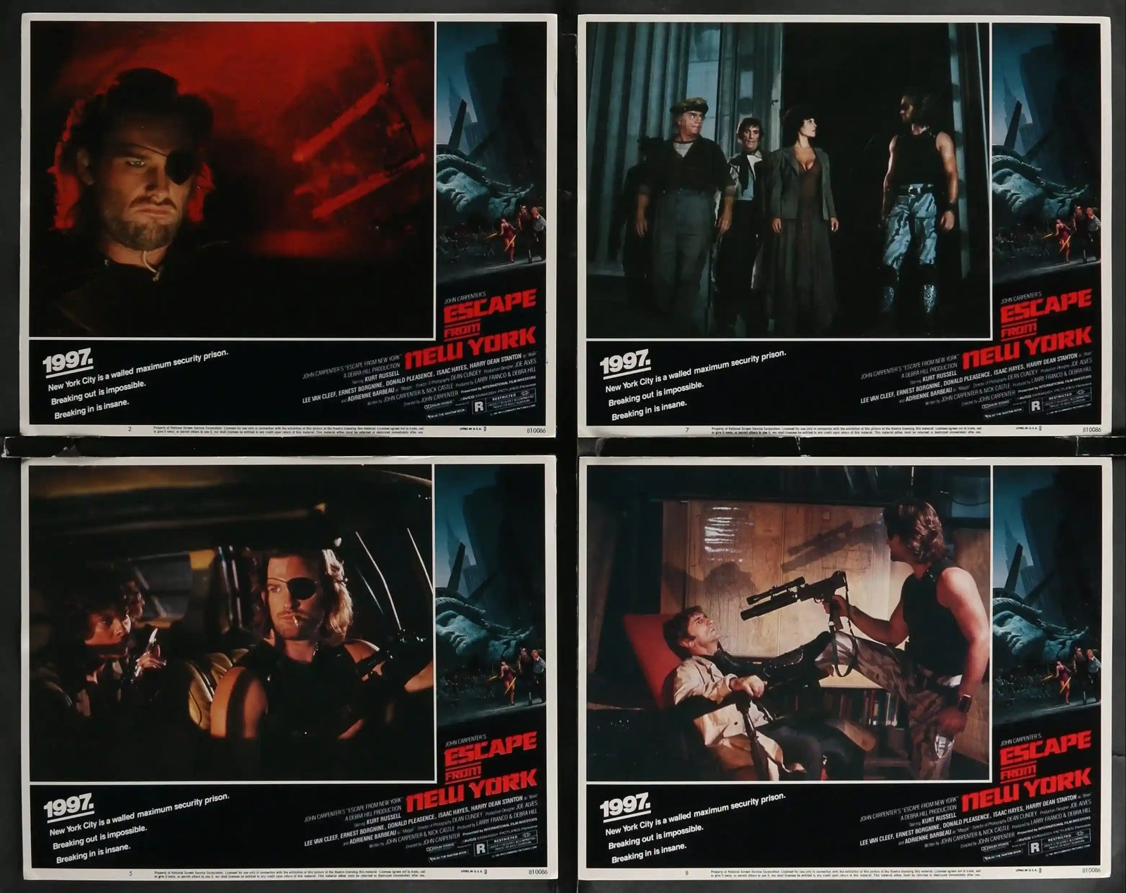 Escape From New York Original Vintage Movie Poster