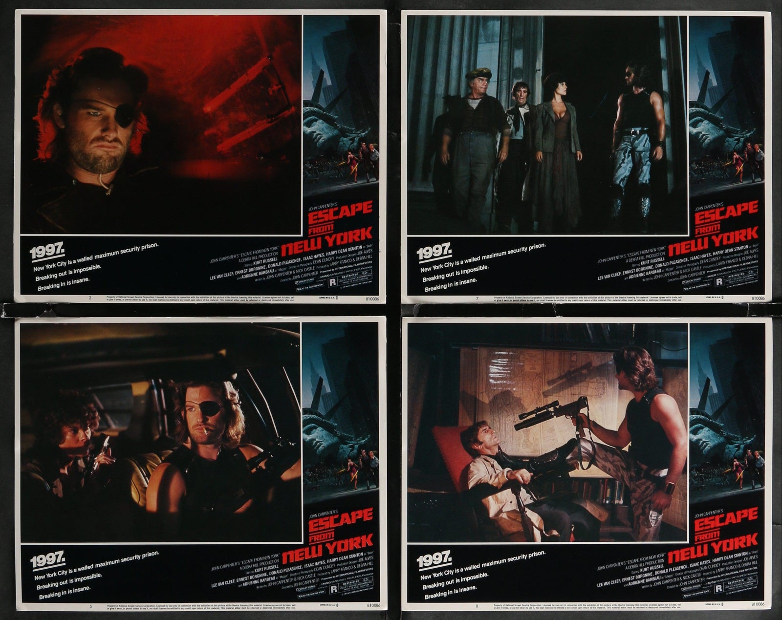 Escape From New York Original Vintage Movie Poster