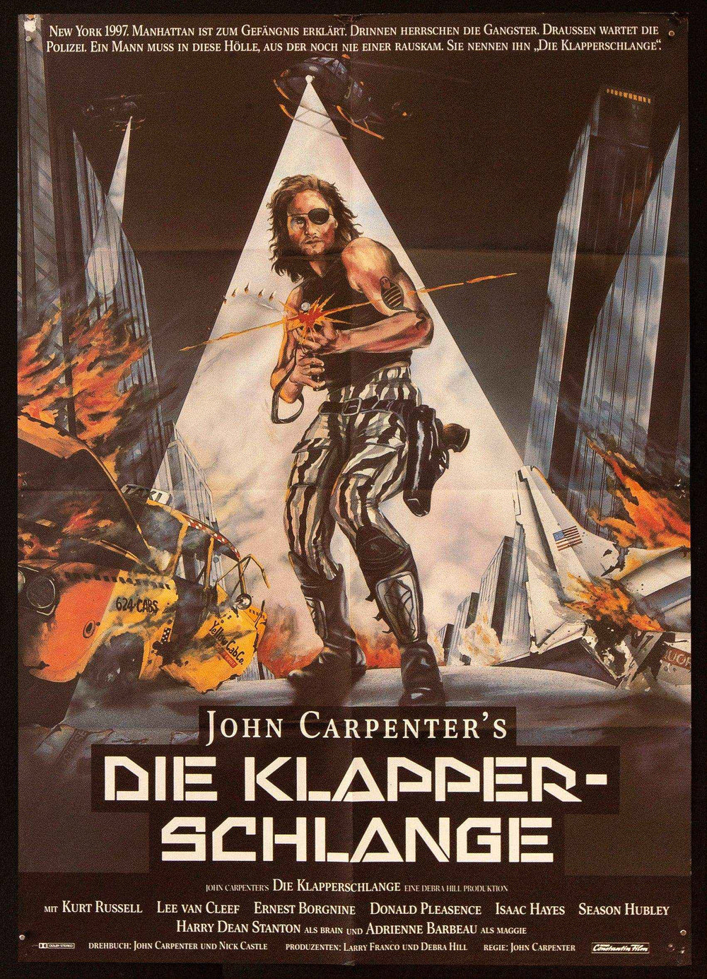 Escape From New York Original Vintage Movie Poster