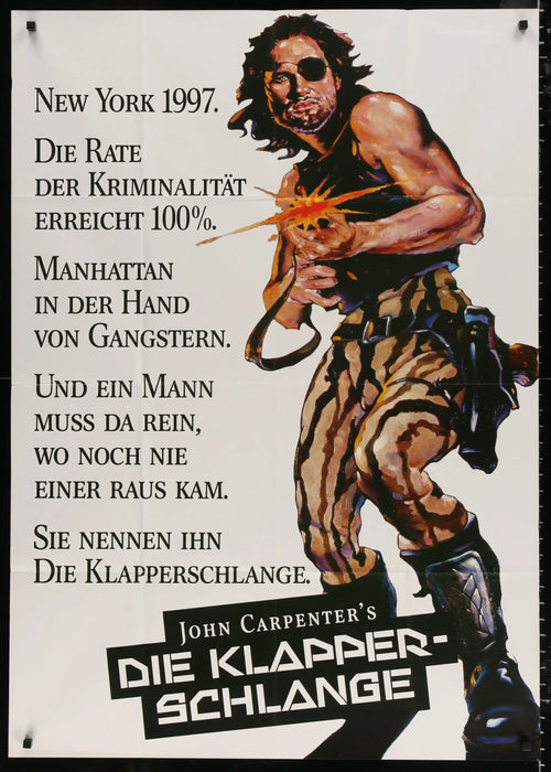 Escape From New York Original Vintage Movie Poster