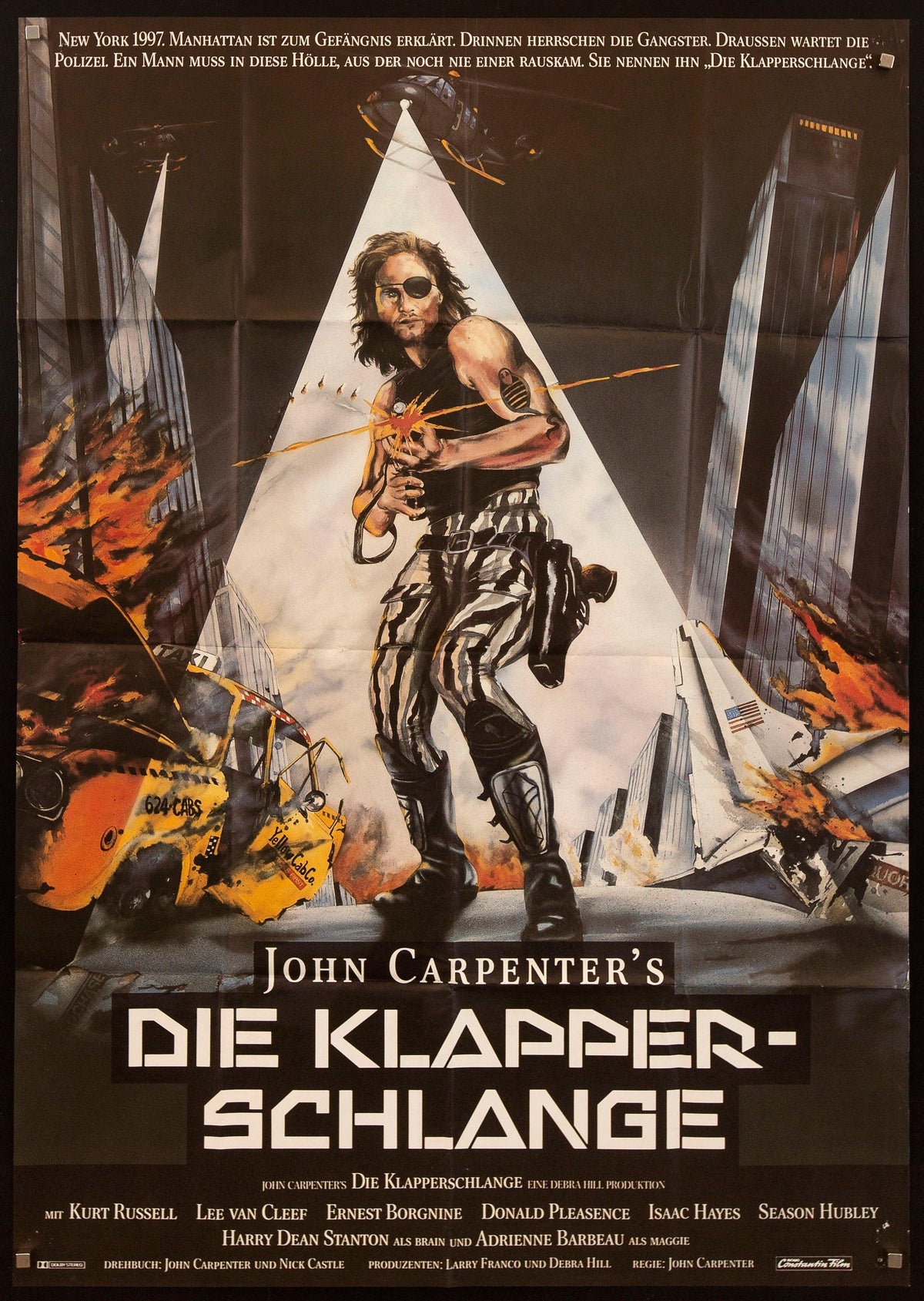 Escape From New York Original Vintage Movie Poster
