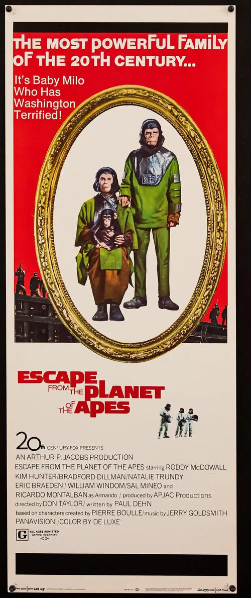 Escape From the Planet of the Apes Original Vintage Movie Poster